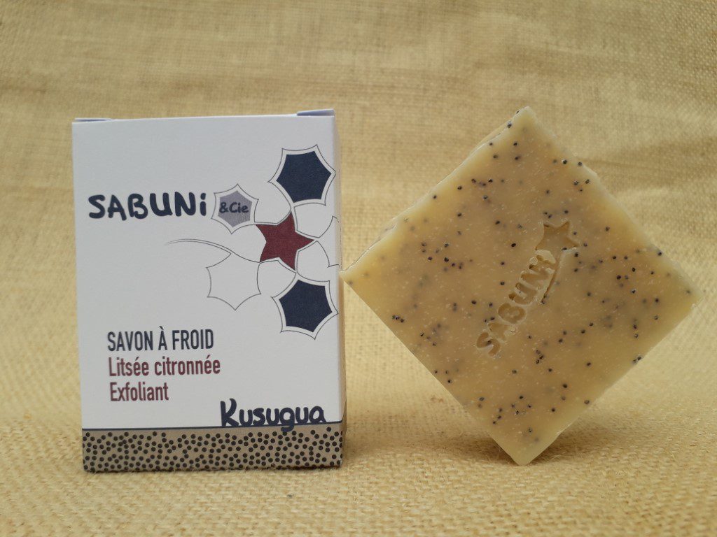 Savon KUSUGUA : Exfoliant - Litsée citronnée – Image 2