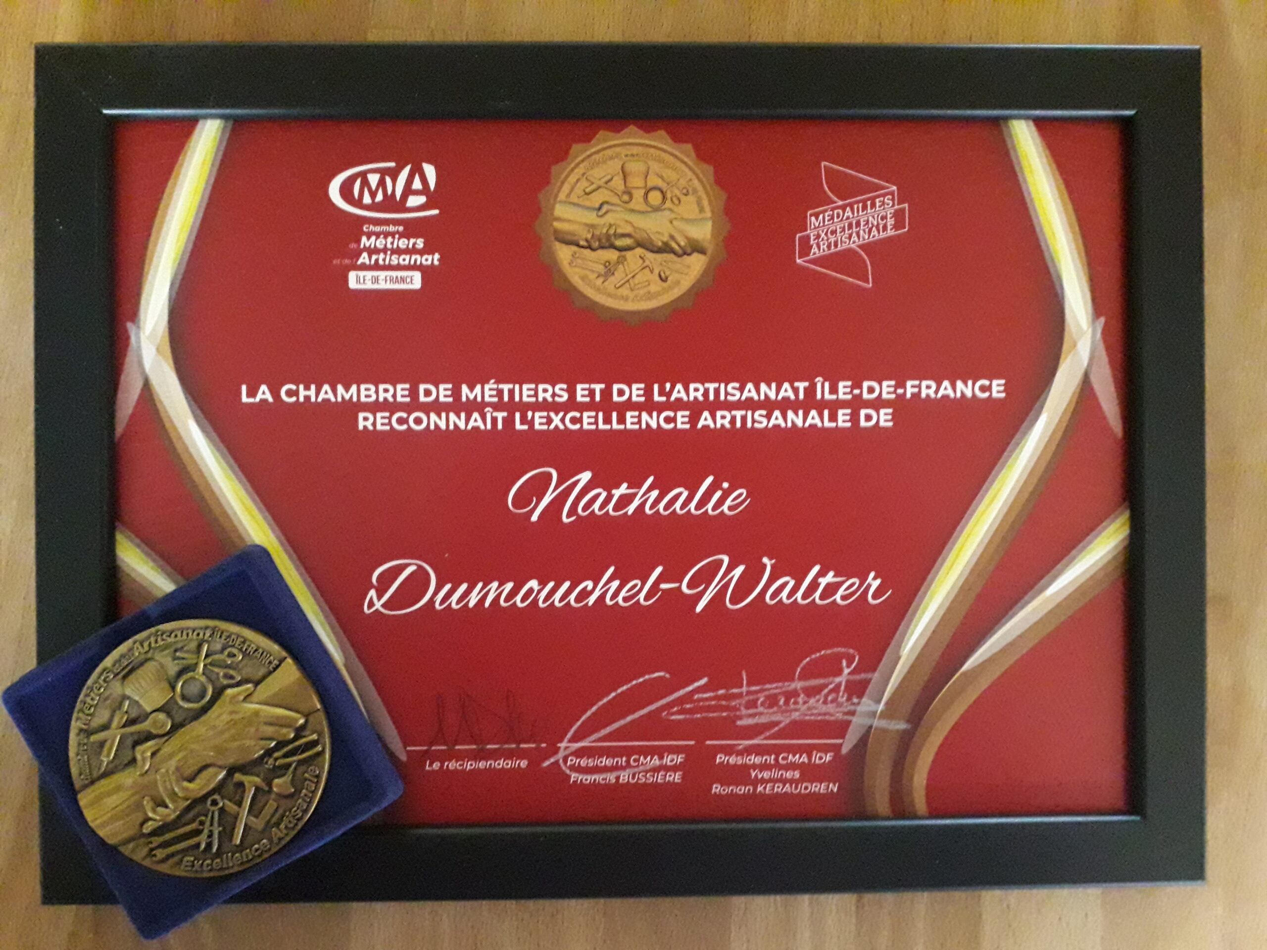 Médaille de l&rsquo;Excellence artisanale