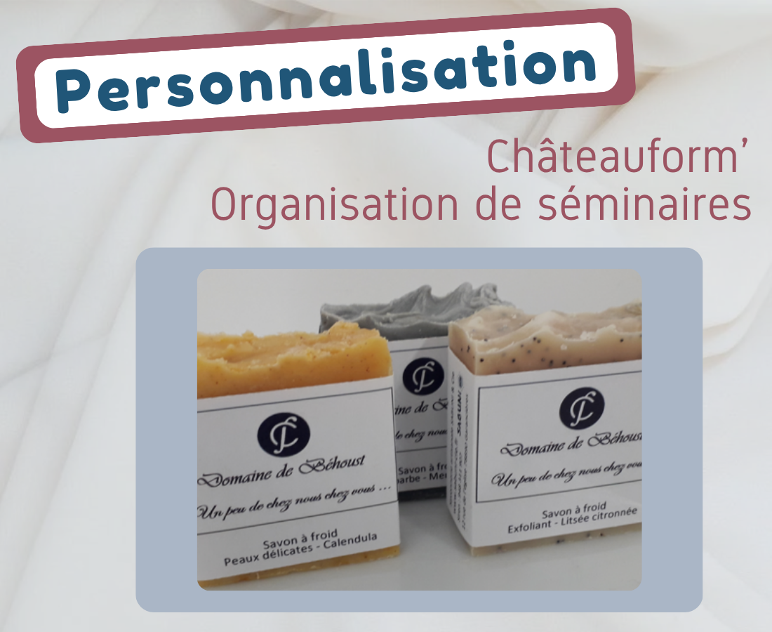 Personnalisation pour Châteauform&rsquo;