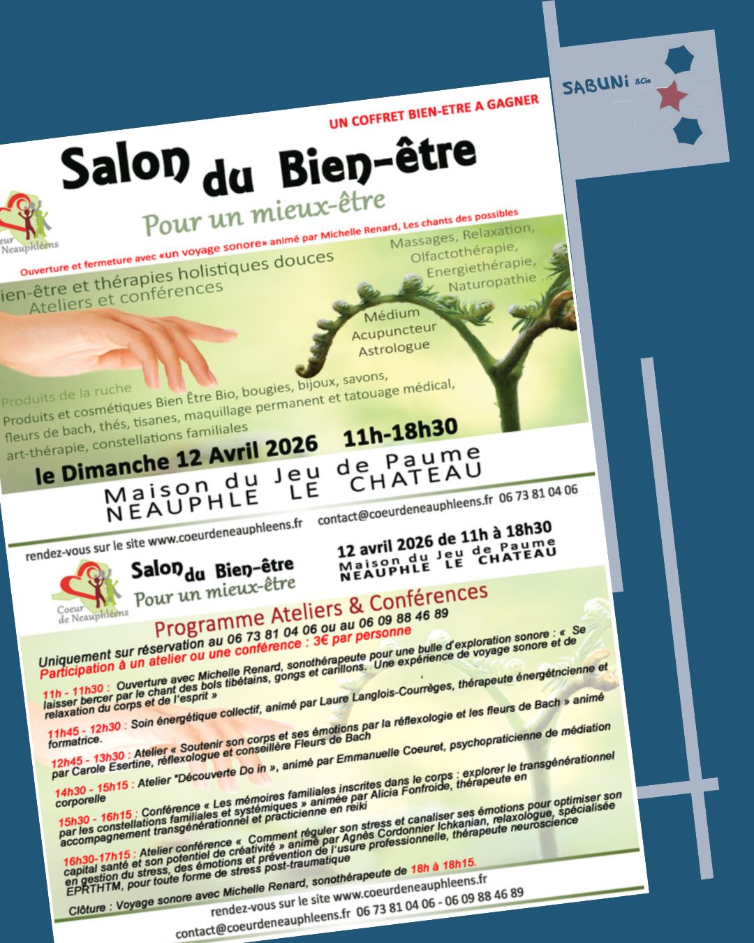 12 avril : Salon du Bien-Être à Neauphle le Château
