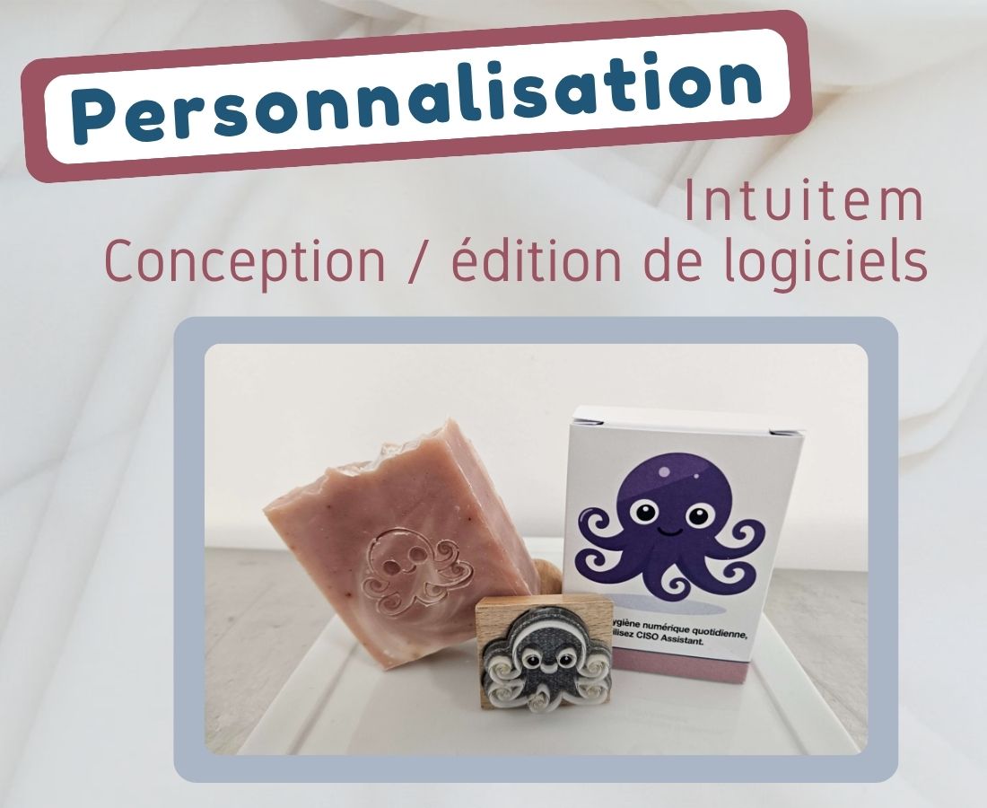 Savon personnalisé pour Intuitem – CISO Assistant | Sabuni & Cie