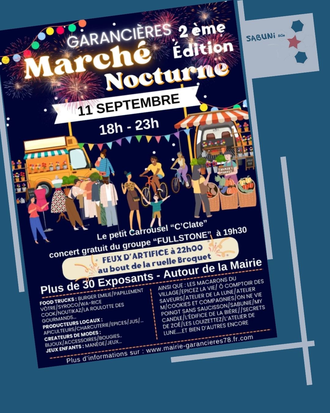 11 septembre : marché nocturne à Garancières